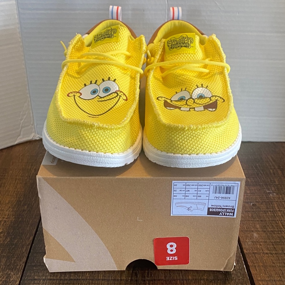 SpongeBob SquarePants Mens Wally Hey Dudes